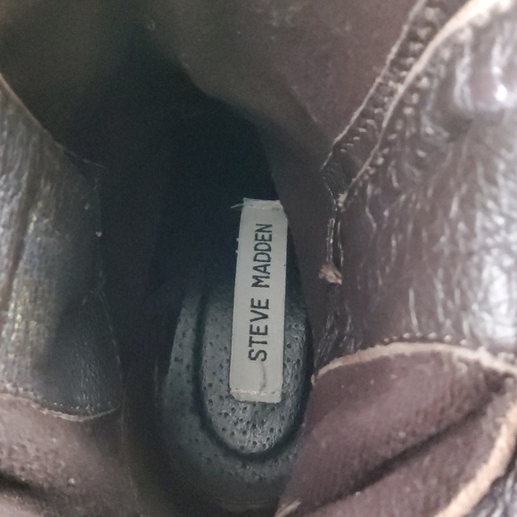 Steve Madden Yale Strapped Ankle Boots Sz not marked - Picture 4 of 8